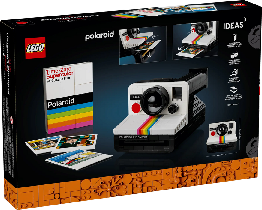 LEGO IDEAS Polaroid OneStep SX-70 camera (21345) - Bricking Awesome