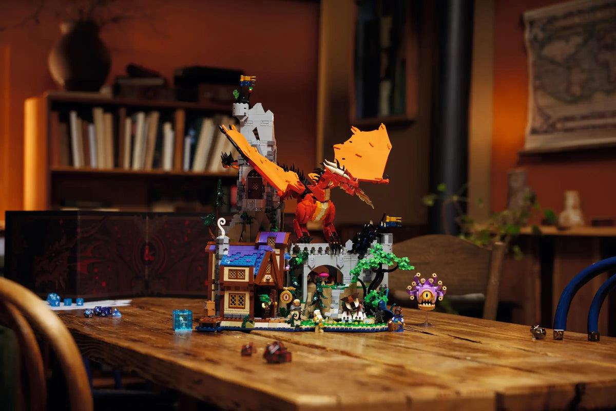 LEGO onthult officieel Dungeons & Dragons: het verhaal van de rode draak (21348) - Bricking Awesome