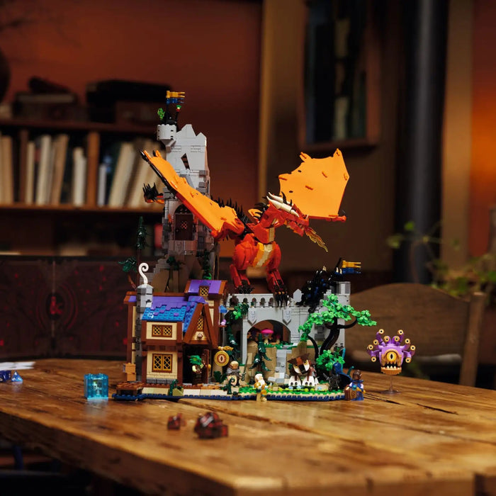 LEGO onthult officieel Dungeons & Dragons: het verhaal van de rode draak (21348) - Bricking Awesome