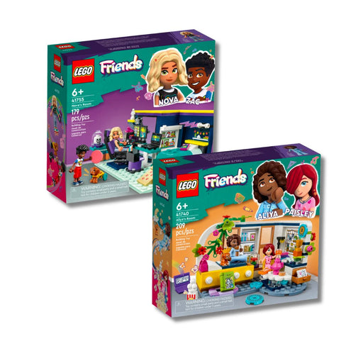 LEGO Friends Aliya's Kamer (41740) en Nova's Kamer (41755) - Bricking Awesome