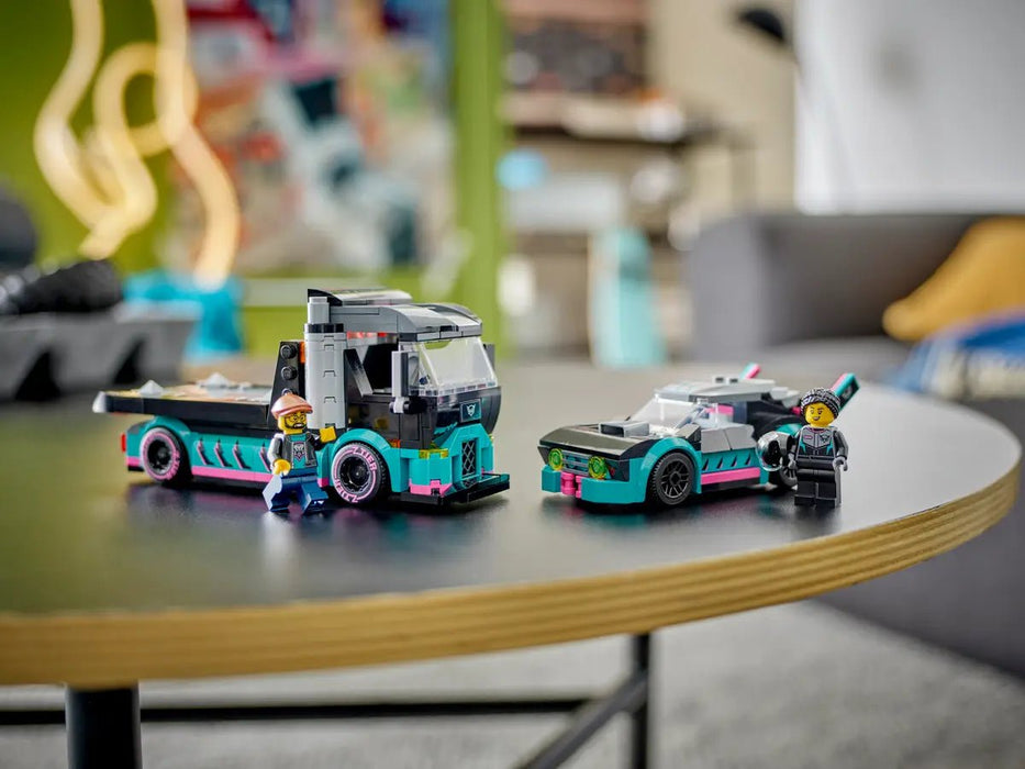 LEGO City Raceauto en transporttruck (60406) - Bricking Awesome