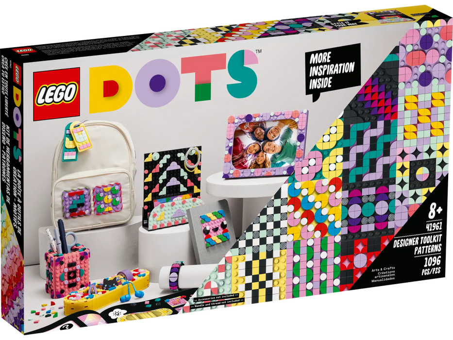 LEGO DOTS Ontwerperstoolkit - Patronen (41961) - Bricking Awesome