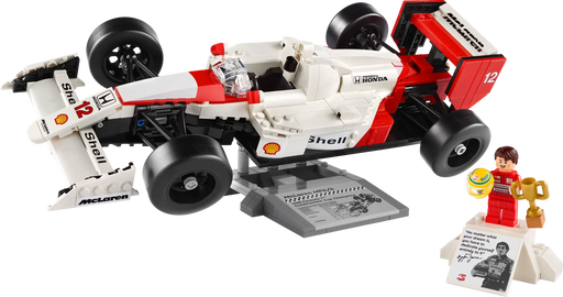 LEGO Icons McLaren MP4/4 en Ayrton Senna (10330) - Bricking Awesome