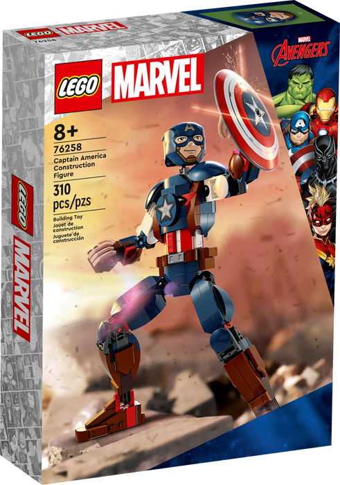 LEGO Marvel Captain America bouwfiguur (76258) - Bricking Awesome