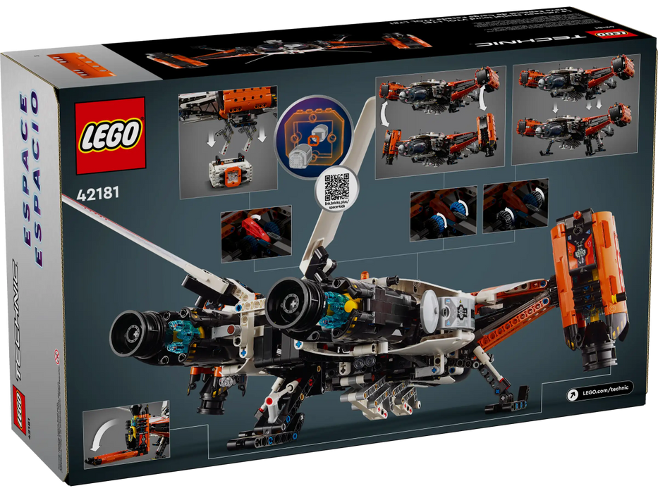 LEGO Technic VTOL Vrachtruimteschip LT81 (42181) - Bricking Awesome
